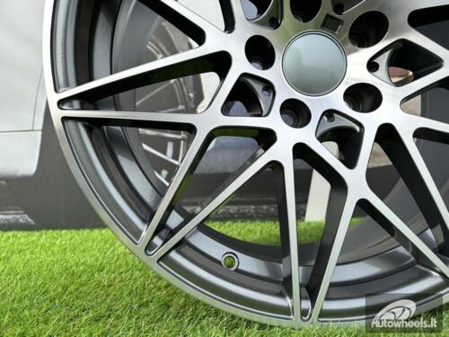 Ratlankis R18x8.5  5X120  ET  35  72.6  B5167  Grey Polished (MG)  For BMW  (K2)  (Rear+Front)