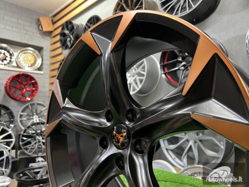 Ratlankis Sven 8,5X20 5X112 ET40 57,1 Matt Black Polished Bronze
