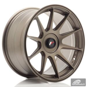 JR Wheels JR11 17x9 ET25-35 Blank Matt Bronze