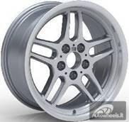 Ratlankis R18x9.5  5X120  ET  20  74.1  A5913  Silver+Polished Lip (SP)  For BMW  (P)  (Rear+Front)