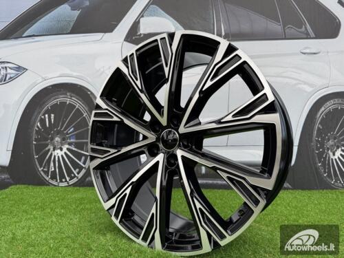 Ratlankis R21x8.5  5X112  ET  43  66.5  3S1277  Black Polished (MB)  For AUD  (P)  (HYBRID FORGED)