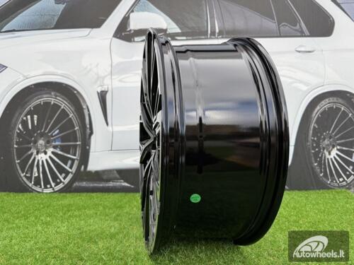 Ratlankis R21x8.5  5X112  ET  43  66.5  3S1277  Black Polished (MB)  For AUD  (P)  (HYBRID FORGED)