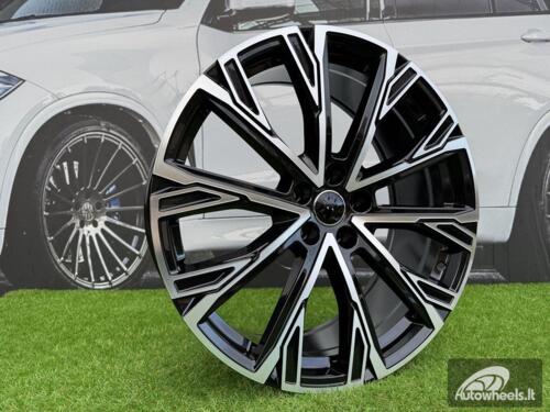 Ratlankis R21x8.5  5X112  ET  43  66.5  3S1277  Black Polished (MB)  For AUD  (P)  (HYBRID FORGED)