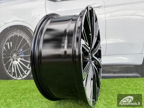 Ratlankis R21x8.5  5X112  ET  43  66.5  3S1277  Black Polished (MB)  For AUD  (P)  (HYBRID FORGED)