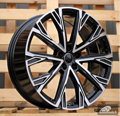 Ratlankis R21x8.5  5X112  ET  43  66.5  3S1277  Black Polished (MB)  For AUD  (P)  (HYBRID FORGED)