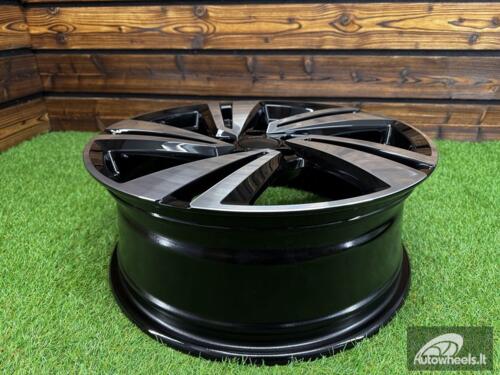 Ratlankis R18x7  5X100  ET  39  57.1  3S1282  Black Polished (MB)  For VW  (P)  (T-Cross HYBRID FORGED)