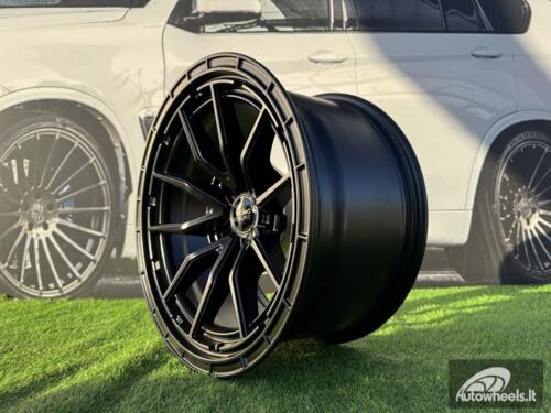 Ratlankis R18x9  5X127  ET  M6  78.1  B1037  Black Half Matt (BLHM)  For 4X4  (P)