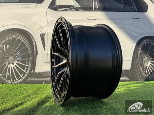 Ratlankis R18x9  5X127  ET  M6  78.1  B1037  Black Half Matt (BLHM)  For 4X4  (P)