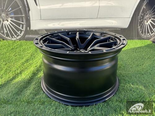 Ratlankis R18x9  5X127  ET  M6  78.1  B1037  Black Half Matt (BLHM)  For 4X4  (P)