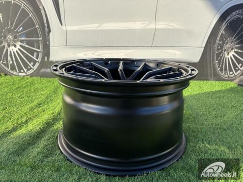 Ratlankis R18x9  5X127  ET  M6  78.1  B1037  Black Half Matt (BLHM)  For 4X4  (P)