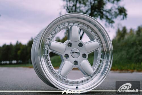 Ratlankis HART HR82 R18X9.5J 5X120 ET20 CB:74.1 Silver face and Diamond cut lip