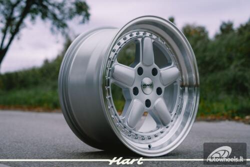 Ratlankis HART HR82 R18X9.5J 5X120 ET20 CB:74.1 Silver face and Diamond cut lip
