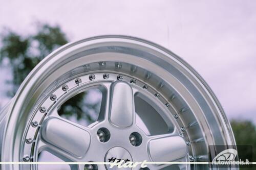 Ratlankis HART HR82 R18X11J 5X120 ET25 CB:74.1 Silver face and Diamond cut lip