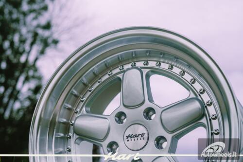 Ratlankis HART HR82 R18X11J 5X120 ET25 CB:74.1 Silver face and Diamond cut lip