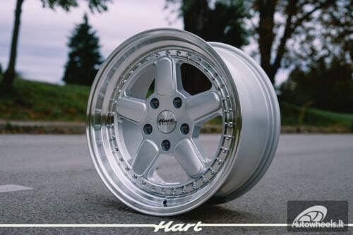 Ratlankis HART HR82 R17X8.5J 5X120 ET25 CB:72.6 Silver face and Diamond cut lip