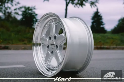 Ratlankis HART HR82 R17X8.5J 5X120 ET25 CB:72.6 Silver face and Diamond cut lip