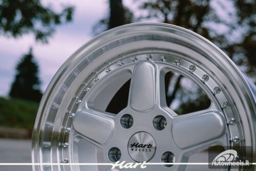 Ratlankis HART HR82 R17X8.5J 5X120 ET25 CB:72.6 Silver face and Diamond cut lip