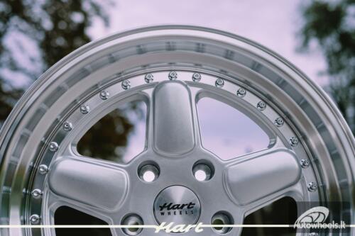 Ratlankis HART HR82 R17X8.5J 5X120 ET25 CB:72.6 Silver face and Diamond cut lip