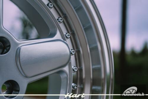 Ratlankis HART HR82 R17X8.5J 5X120 ET25 CB:72.6 Silver face and Diamond cut lip