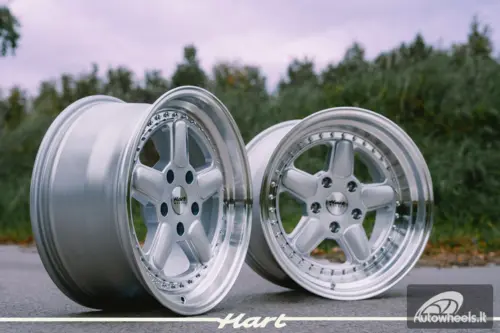 Ratlankis HART HR82 R17X8.5J 5X120 ET25 CB:72.6 Silver face and Diamond cut lip