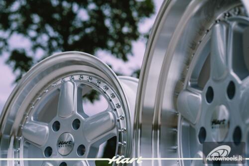 Ratlankis HART HR82 R17X8.5J 5X120 ET25 CB:72.6 Silver face and Diamond cut lip