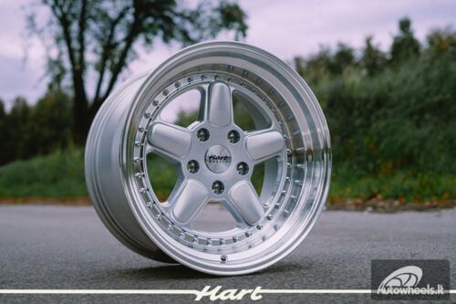 Ratlankis HART HR82 R17X10J 5X120 ET25 CB:72.6 Silver face and Diamond cut lip