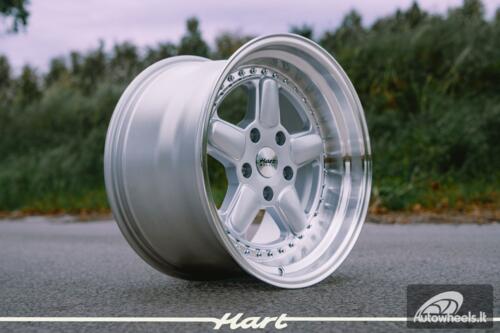 Ratlankis HART HR82 R17X10J 5X120 ET25 CB:72.6 Silver face and Diamond cut lip