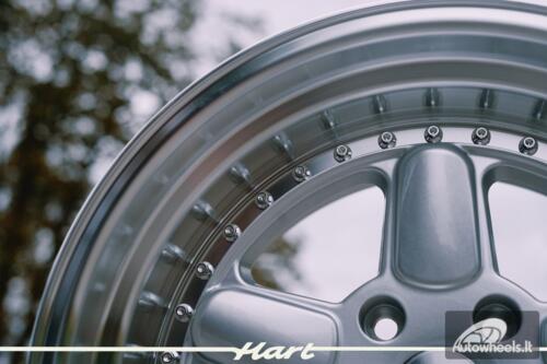 Ratlankis HART HR82 R17X10J 5X120 ET25 CB:72.6 Silver face and Diamond cut lip