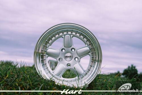 Ratlankis HART HR82 R17X10J 5X120 ET25 CB:72.6 Silver face and Diamond cut lip