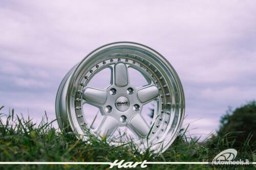 Ratlankis HART HR82 R17X10J 5X120 ET25 CB:72.6 Silver face and Diamond cut lip