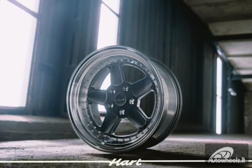 Ratlankis HART HR82 R18X11J 5X120 ET25 CB:74.1mm Grey face and Diamond cut lip