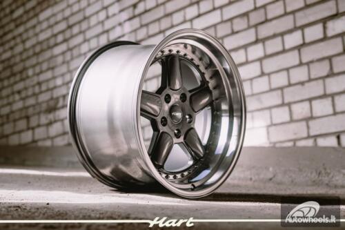 Ratlankis HART HR82 R18X11J 5X120 ET25 CB:74.1mm Grey face and Diamond cut lip