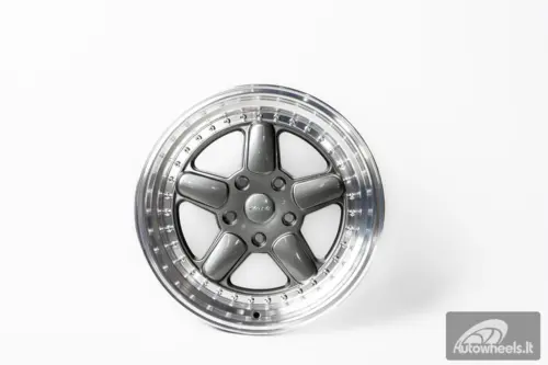 Ratlankis HART HR82 R17X8.5J 5X120 ET25 CB:72.6 Grey face and Diamond cut lip