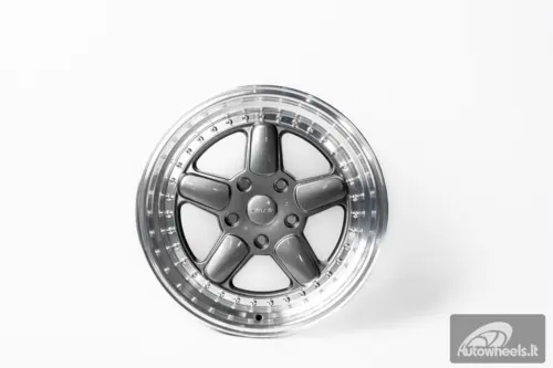Ratlankis HART HR82 R17X8.5J 5X120 ET25 CB:72.6 Grey face and Diamond cut lip