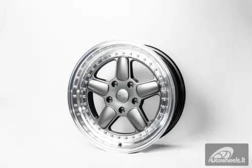 Ratlankis HART HR82 R17X8.5J 5X120 ET25 CB:72.6 Grey face and Diamond cut lip