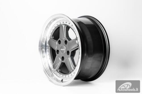 Ratlankis HART HR82 R17X8.5J 5X120 ET25 CB:72.6 Grey face and Diamond cut lip