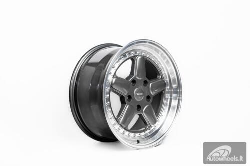 Ratlankis HART HR82 R17X8.5J 5X120 ET25 CB:72.6 Grey face and Diamond cut lip