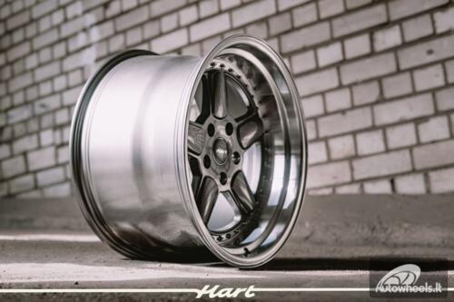 Ratlankis HART HR82 R17X10J 5X120 ET25 CB:72.6 Grey face and Diamond cut lip