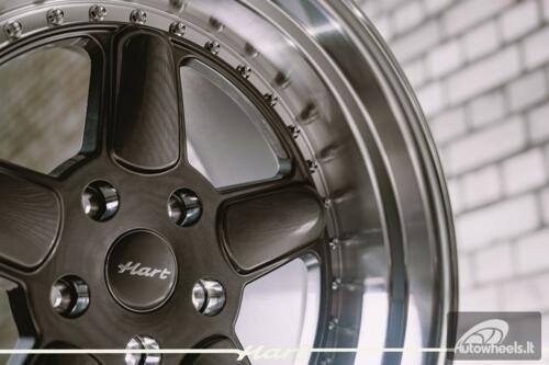 Ratlankis HART HR82 R17X10J 5X120 ET25 CB:72.6 Grey face and Diamond cut lip