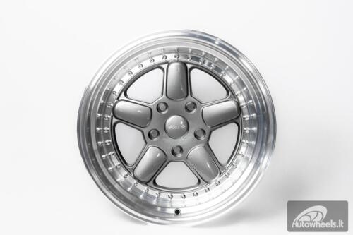 Ratlankis HART HR82 R17X10J 5X120 ET25 CB:72.6 Grey face and Diamond cut lip