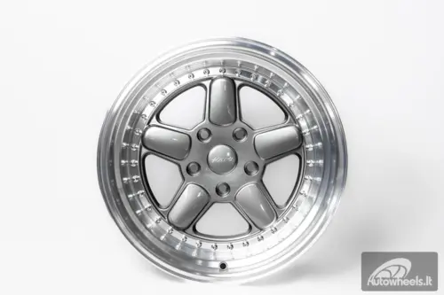 Ratlankis HART HR82 R17X10J 5X120 ET25 CB:72.6 Grey face and Diamond cut lip