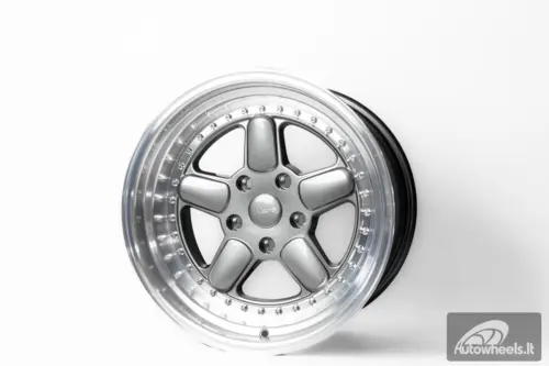 Ratlankis HART HR82 R17X10J 5X120 ET25 CB:72.6 Grey face and Diamond cut lip