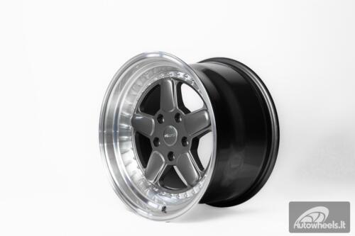 Ratlankis HART HR82 R17X10J 5X120 ET25 CB:72.6 Grey face and Diamond cut lip