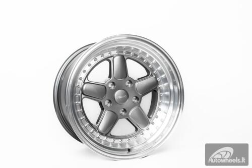 Ratlankis HART HR82 R17X10J 5X120 ET25 CB:72.6 Grey face and Diamond cut lip