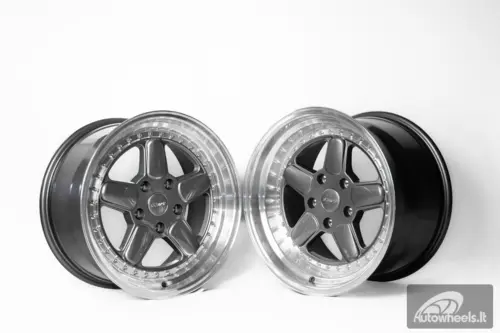 Ratlankis HART HR82 R17X10J 5X120 ET25 CB:72.6 Grey face and Diamond cut lip
