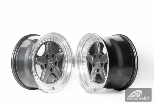 Ratlankis HART HR82 R17X10J 5X120 ET25 CB:72.6 Grey face and Diamond cut lip