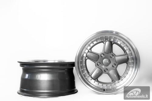 Ratlankis HART HR82 R17X10J 5X120 ET25 CB:72.6 Grey face and Diamond cut lip