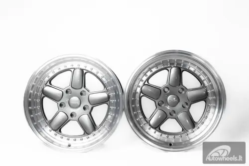 Ratlankis HART HR82 R17X10J 5X120 ET25 CB:72.6 Grey face and Diamond cut lip