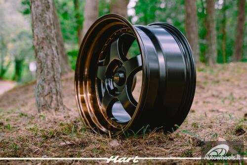 Ratlankis HART HR99 R18X9J 5X114.3 ET25 CB:73.1 Black Half Matt and Cooper lip