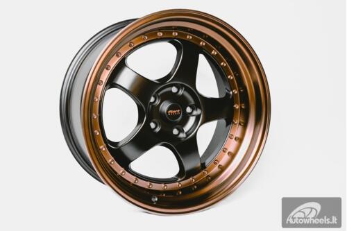 Ratlankis HART HR99 R18X9J 5X114.3 ET25 CB:73.1 Black Half Matt and Cooper lip